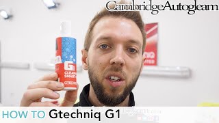 How to apply Gtechniq G1 Clear Vision Smart Glass  Cambridge Autogleam Detailing Demo [upl. by Raynold421]