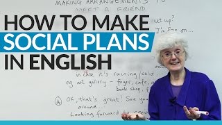 Real English Using WHEN amp WHERE to Make Plans [upl. by Quintie]