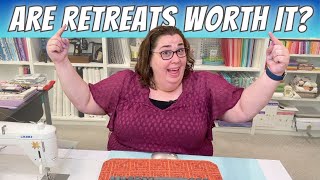 What to expect from a weeklong Quilting retreat [upl. by Noseimaj732]