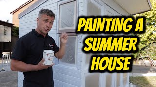 How to paint a summer house or shed with Frenchics Alfresco Range  Frenchic Top Tips [upl. by Solim]