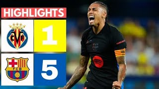 Barcelona vs Villarreal 5  1  Highlights amp All Goals LaLiga 202425 [upl. by Francesco]