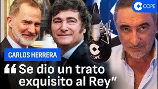 Carlos Herrera “El Gobierno de España está desairando gratuitamente al presidente de Argentinaquot [upl. by Roye]