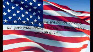 American National Anthem  quotThe Star Spangled Bannerquot EN [upl. by Maye628]