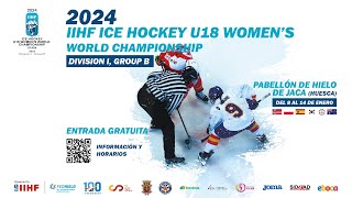 Australia  Norway  2024 IIHF Ice Hockey U18 Womens World Championship Div I Group B [upl. by Anoli485]