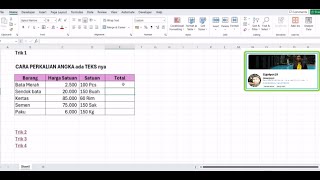 Empat trik di excel dan dan word [upl. by Jonina609]