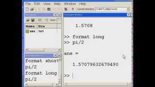 Matlab Basics 09 format short rat long [upl. by Tollmann]