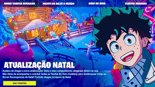 SKIN GRÁTIS e NOVOS ITENS GRÁTIS do FORTNITE COMO PEGAR OS ITENS GRÁTIS DE NATAL DE FORTNITE [upl. by Lanam]