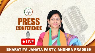 Press Conference By BJP AP SState Official Spokesperson  Smt Sadineni Yamini Sharma garu [upl. by Skantze]