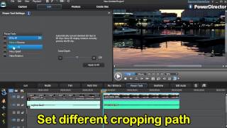 PowerDirector  Cropping amp Keyframes [upl. by Anauqal930]
