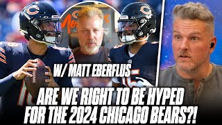 Are We Wrong To Be Hyped For The 2024 Bears After Hard Knocks First 2 Episodes  Pat McAfee Show [upl. by Elyrehc287]