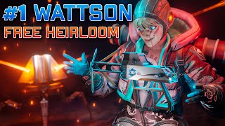 I got Wattsons HEIRLOOM for FREE in Apex Legends Unboxing amp Animations [upl. by Erdua]