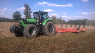 Deutz Fahr 6210 Cshift  Kuhn Multileader [upl. by Thedrick]