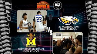 RCS Sports SUPER 16 EXTRAVAGANZA CHAMPIONSHIP  BT Washington HS vs Fort Bend Marshall HS Game Recap [upl. by Wasserman467]