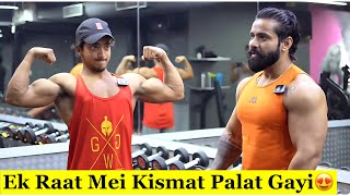 Poor Bodybuilder To Brand Ambassador Back And Biceps Workout With ​⁠​⁠SahilFitness [upl. by Carolus]