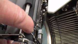 How to Repair Olympia SM9 Portable Manual Typewriter Slow Moving Carriage Tabulator [upl. by Iong784]