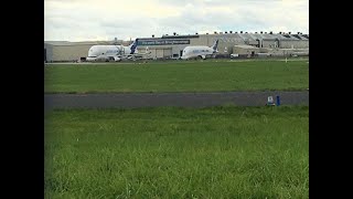 A Whale takes off from Hawarden Airport [upl. by Tessler]