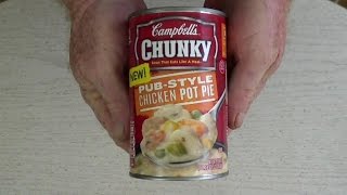 Campbells Chunky PubStyle Chicken Pot Pie Review [upl. by Fleeta26]