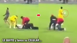 GALLESE le TIRA el CELULAR A un HINCHA que QUERIA TOMARSE UNA FOTO con MESSI HOY [upl. by Mccurdy]