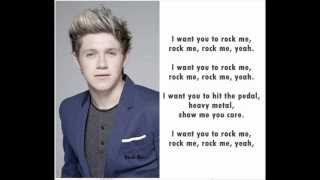 Nialls Solos in Take Me Home Lyrics on screen [upl. by Nemracledairam]