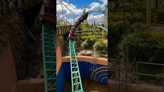 Colossus Thorpe Park themepark ride rollercoaster thorpepark colossus shorts loop [upl. by Barthelemy832]