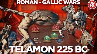 Battle of Telamon 225 BC  Roman–Gallic wars DOCUMENTARY [upl. by Roland]