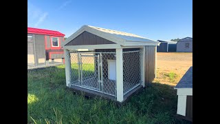 6x8x4 Low Profile Single AFrame Dog Kennel LPDK 7838 0608 280224 [upl. by Menedez]