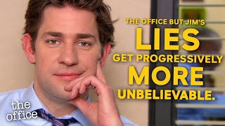 The Office but Jim’s Lies Get Progressively More Unbelievable [upl. by Aivatnohs]