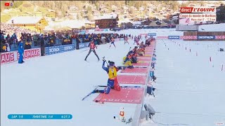 Massstart Femmes Grand Bornand  BIATHLON 2022 [upl. by Joshuah79]