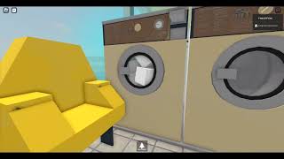 Roblox WashDay at old laundromat Wascomat W74 W124 and W185 Working toegther [upl. by Benni354]