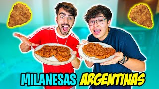 COMO HACER MILANESAS ARGENTINAS CON FEDE VIGEVANI  Guarura Cocina [upl. by Retsam58]