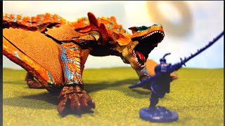 THE BEST MONSTER HUNTER FIGURE YETSH MonsterArts TIGREX REVIEW [upl. by Assilana]