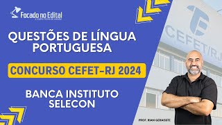 Questões de Português  Concurso CEFETRJ  Prof Rian [upl. by Rica500]