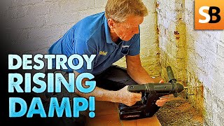 Easy DIY Solution to Treat Rising Damp in Walls [upl. by Lledrev]