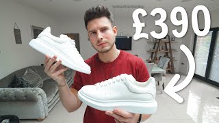 ARE ALEXANDER MCQUEEN SNEAKERS WORTH THE PRICE IN 2022  TRYON REVIEW amp SIZING [upl. by Eirellav]