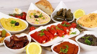 Türkische Vorspeisen  Meze I Beilagen zum Grillen  Dips [upl. by Nagoh]