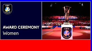 Award Ceremony  CEV EuroVolley 2023 Women [upl. by Lessig]