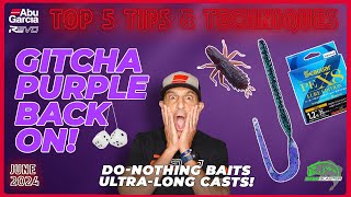 Purple baits Dice baits Donothing baits Top 5 Tips Trends in Bass Fishing [upl. by Annitsirhc415]