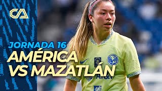 🔴  EN VIVO  🦅 América Vs Mazatlán  Jornada 16 [upl. by Nyvar]