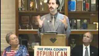 Borat visits the Pima County Republican club [upl. by Suisyola]