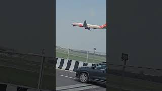 Stunning Air India Landing at Delhi IGI 🛬💨 [upl. by Ocihc]