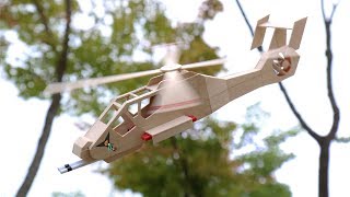 How To Make a Helicopter RAH 66 Comanche Popsicle Sticks [upl. by Saimon630]