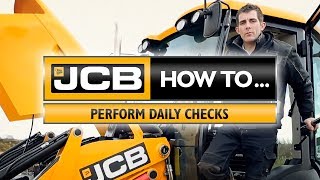 JCB How to perform daily checks [upl. by Mharg]