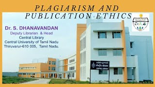 NSSPC 2018  SEMINAR TOPIC  PLAGIARISM AND PUBLICATION ETHICS [upl. by Florella295]