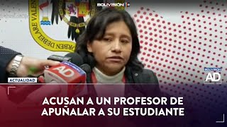 Un docente le incrustó un clavo en la espalda a uno de sus alumnos [upl. by Zarah]