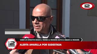 Tema del Día Planifican acciones preventivas ante Alerta Amarilla por sudestada [upl. by Yci]