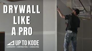 How the Pros Corner Bead  Drywall Tips [upl. by Hadlee510]