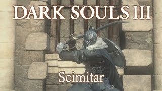 Scimitar Moveset Dark Souls 3 [upl. by Drews]