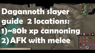 Dagannoth slayer task guide osrs 7080k xp [upl. by Olihs]