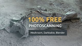 Photoscanning 100 Free Complete Meshroom Tutorial  Photogrammetry Course [upl. by Minor588]