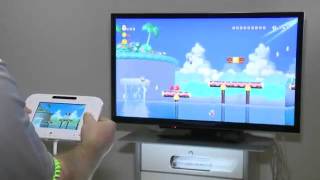 New Super Mario Bros Wii U Gameplay Mii [upl. by Shara]